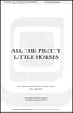 All the Pretty Little Horses SSA choral sheet music cover